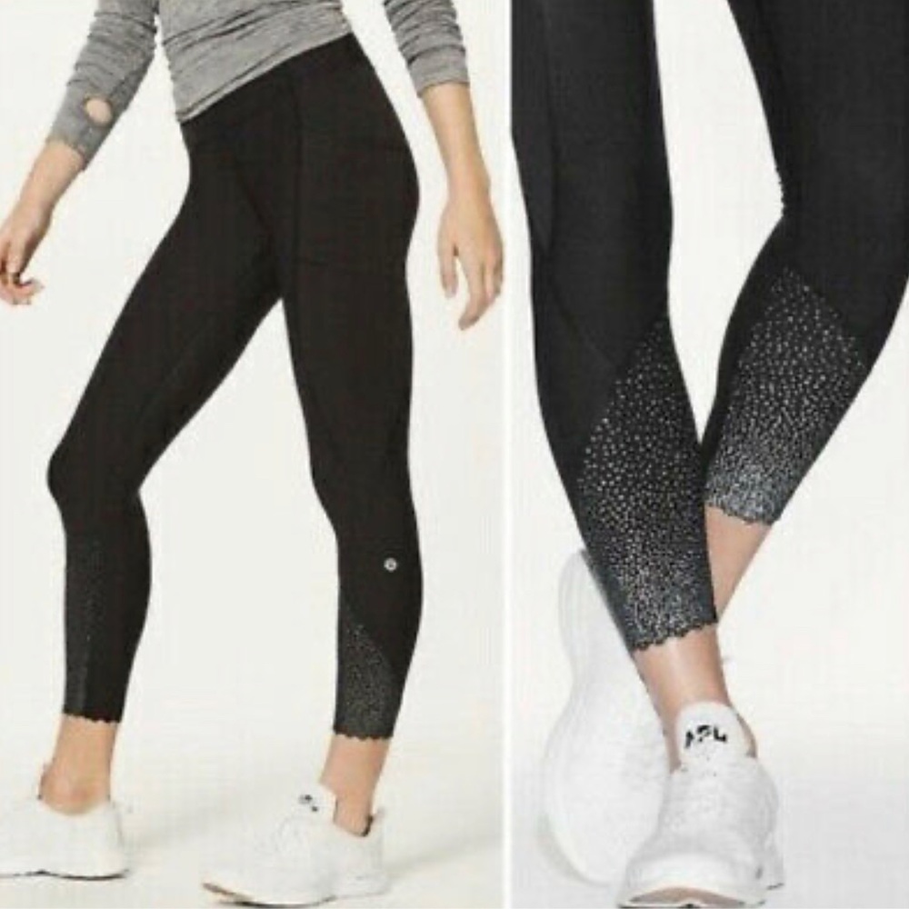Lululemon Tight Stuff II Reflective Legging Black Size 6